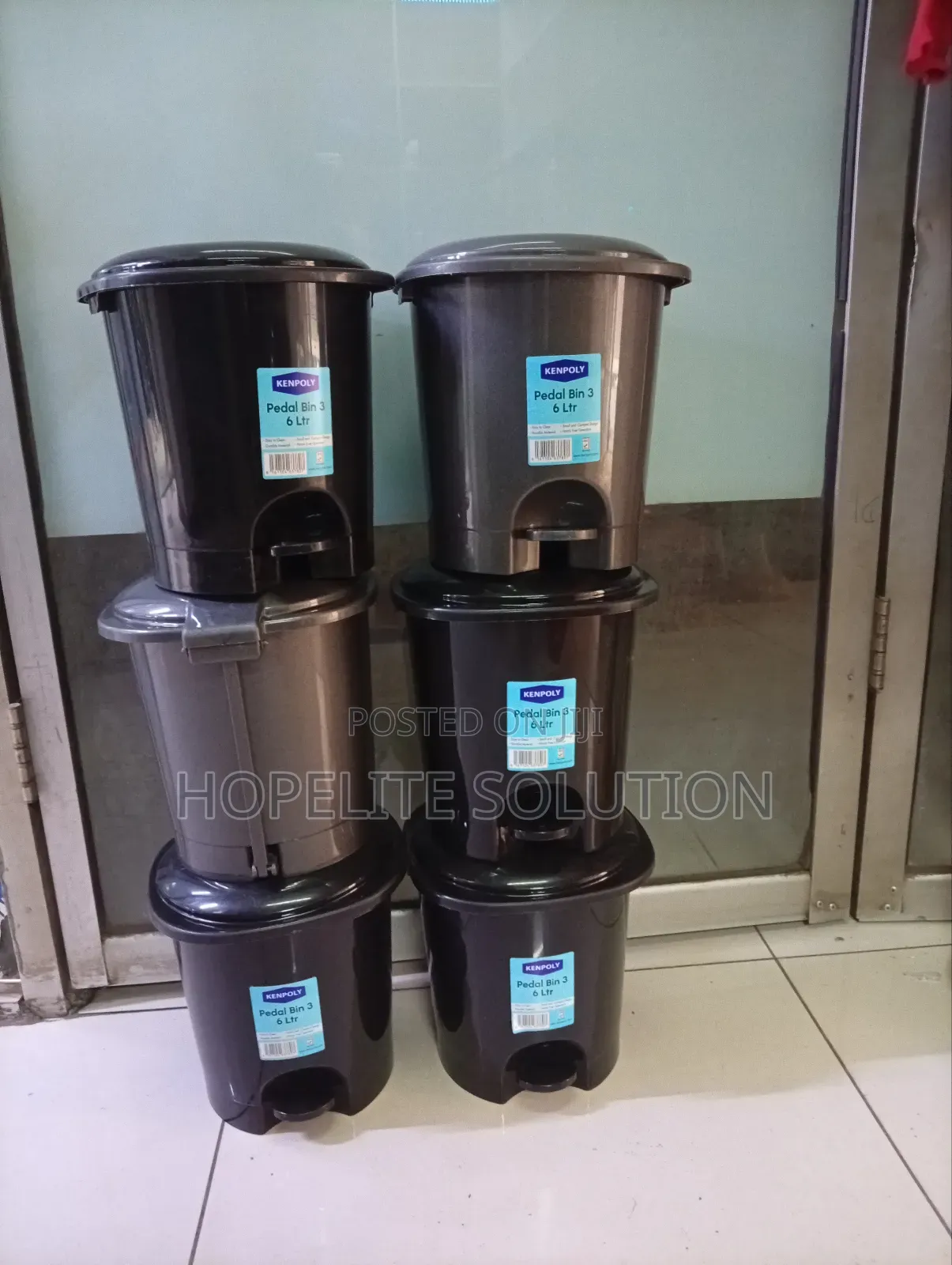 Quality 6 Litres Pedal Dustbin Available