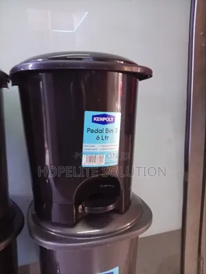 Quality 6 Litres Pedal Dustbin Available