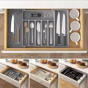 Food Grade Bpa Free Expandable Cutlery Drawer Organizer