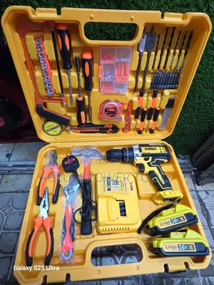 Cordless Drill Dewalt Toolset 36v