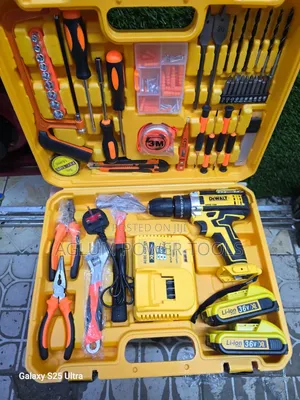 Cordless Drill Dewalt Toolset 36v