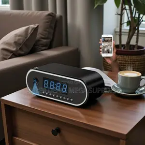Stable Performance Ir Night Vision Wifi Table Clock Hidden Spy Camera