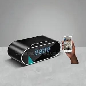 1080p Full Hd Resolution Wifi Table Clock Hidden Spy Camera