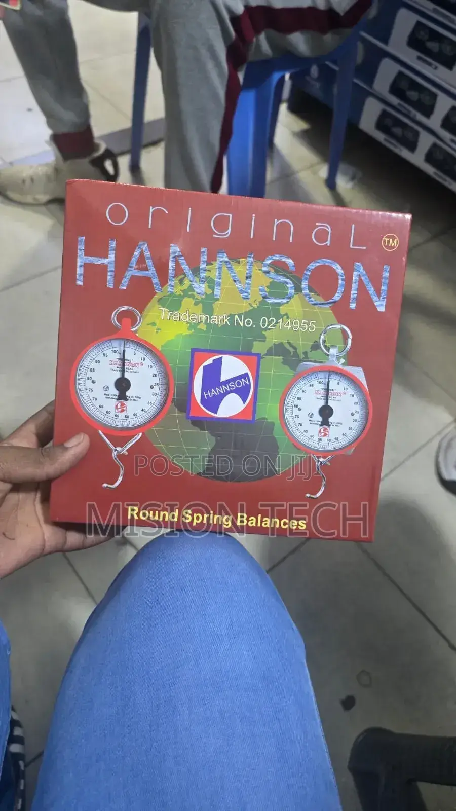 Hanson 200kg Mechanical Hanging Scale Heavy Duty Spring Balance