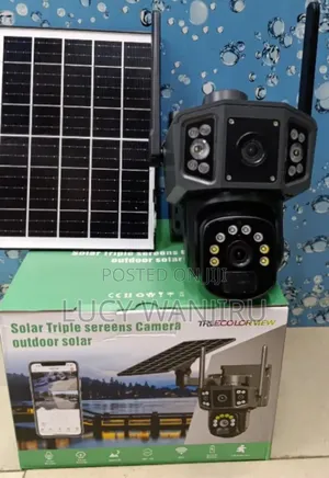 Dual Lense Solar Triple Screens
