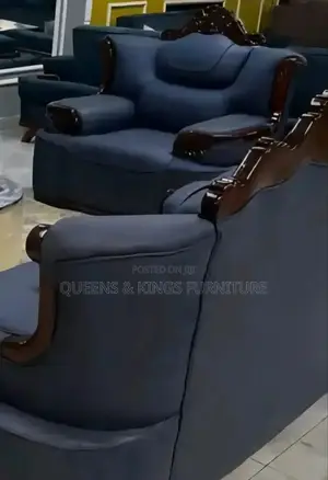Spring 7 Seater Luxury Leather Couch With Solid Mahogany Frame