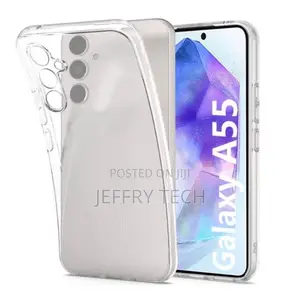Transparent Case Compatible With Samsung Galaxy A55 + 1 Shockpro