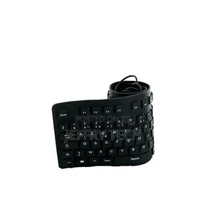 High-Quality Wired Usb Flexible Keyboard - Black