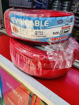 Heavy-Duty Red Evincable 2.5mm Single Core Electric Wire – Copper –90m