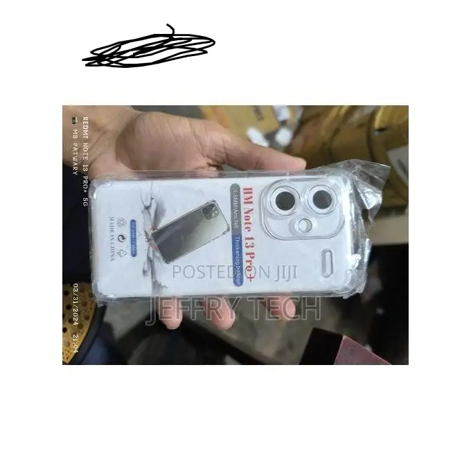 Transparent Case Compatible With Xiaomi Redmi Note 13 Pro Plus