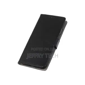 Leather Flip Case Compatible With Samsung Note 9 - Black