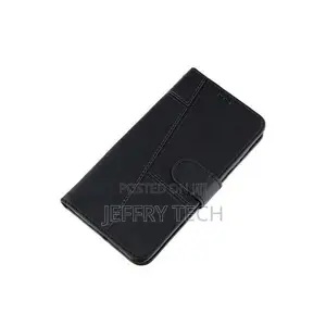 Leather Flip Case Compatible With Tecno Camon 20 Pro - Black