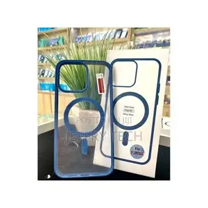 Transparent Magsafe Case Compatible With iPhone 14 Pro - Blue