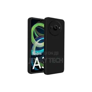 Silicone Case Compatible With Redmi A3/A3x - Black