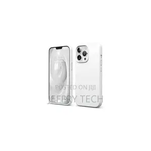 Silicone Case Compatible With iPhone 13 Pro Max - White