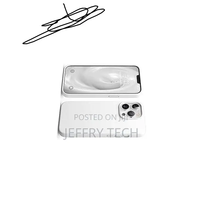 Silicone Case Compatible With iPhone 13 Pro Max - White