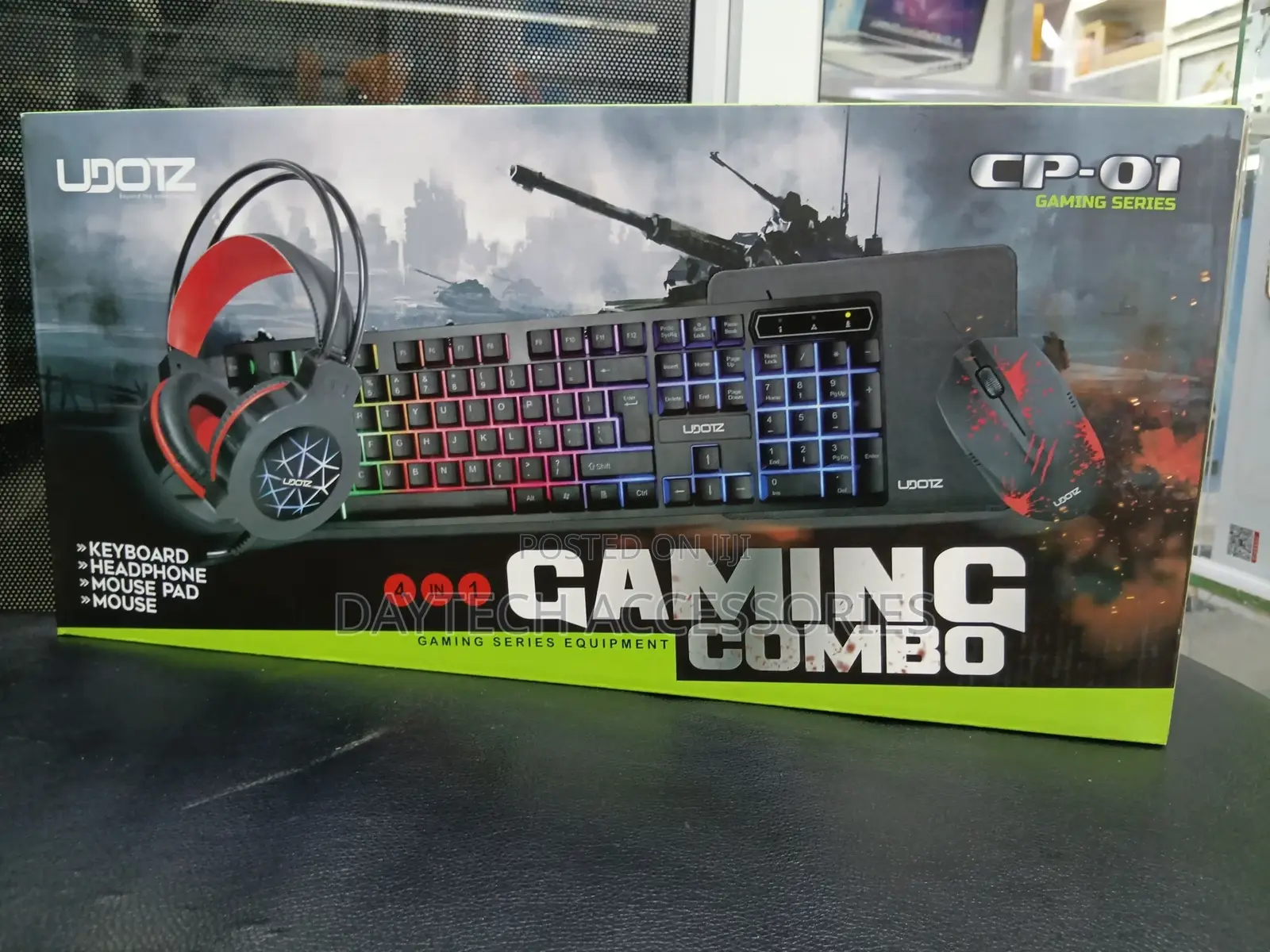 The Udotz Cp-01 4-in-1 Gaming Equipment Combo.