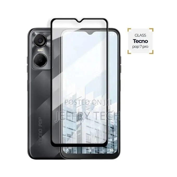Tecno Silicone Case for Tecno Pop 7 Pro + 2 - Shockproof - Black