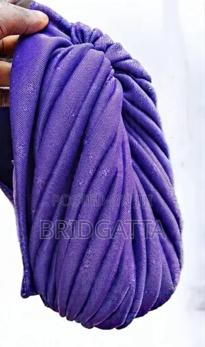 Womens Turban Purple Hat