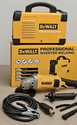 Dewalt Welding Machine + Dewalt Angle Grinder 9” Combo