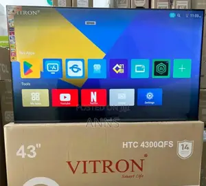 Ample Storage 8 Gb Ram Vitron 43 Inch Qled Television