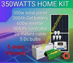 New 350 Watts Home Kit Supports Dc Light 8, Music System 43" Smart Tv