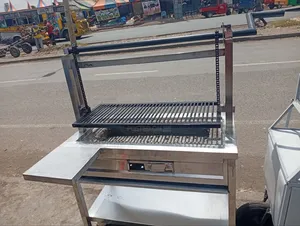 Stainless Steel Meat Grill Energy Saver Jiko.