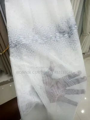 Grey Sheers Mixed With White Prints