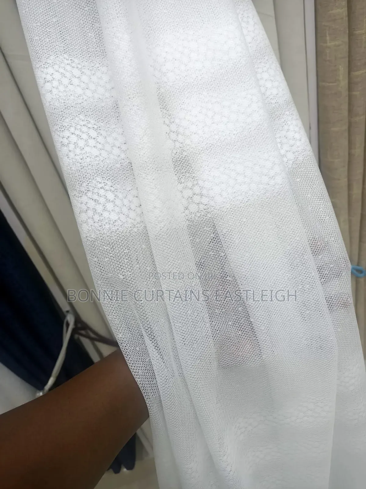 Grey Sheers Mixed With White Prints