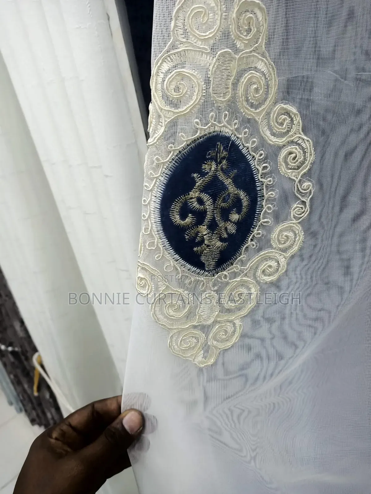 White Sheers Mixed Gold