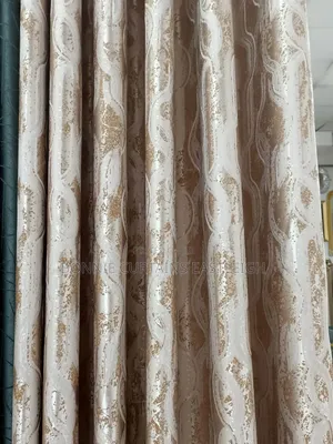Blige and Grey Curtains for Living Rooms