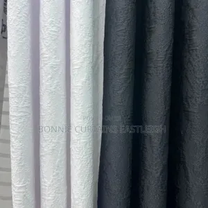 White Plain Curtain With Sheers for Dining Rooms
