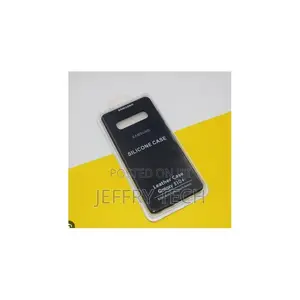 Samsung Galaxy S10 Plus Silicone Case –Black