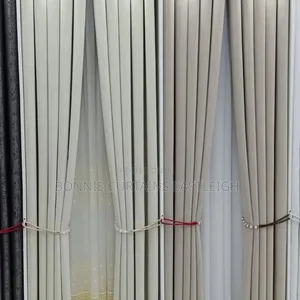 Blue Curtains Mixed With Gray