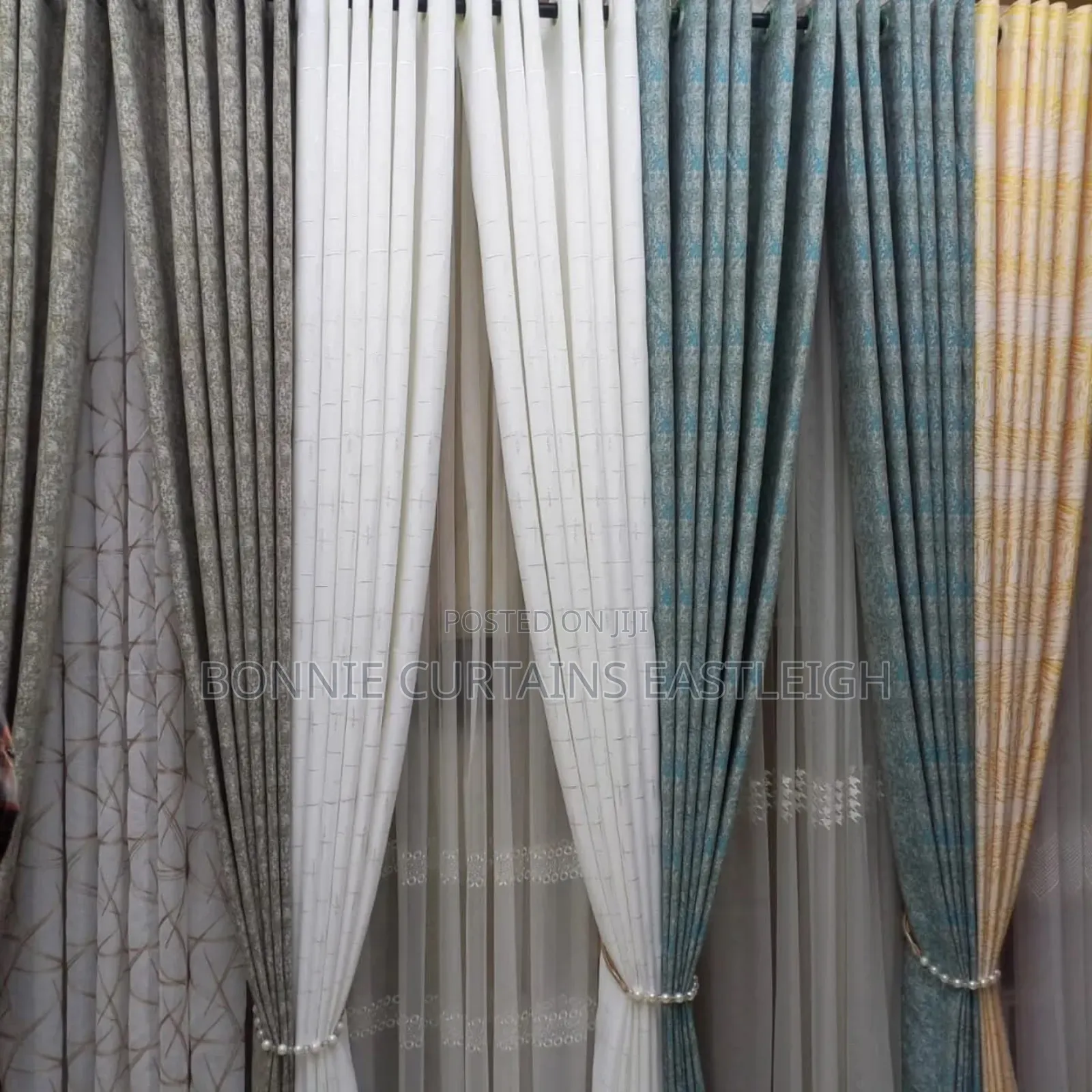Pink Curtains With Grey for Dining Rooms
