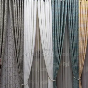 Pink Curtains With Grey for Dining Rooms