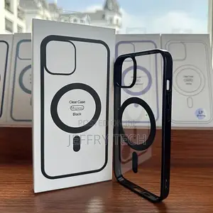 15plus Magnetic Clear Case – Shockproof Transparent Cover