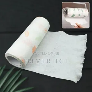 Reusable 20cmx20cmx40pcs in a 8m Long Roll Absorbent Kitchen Towel