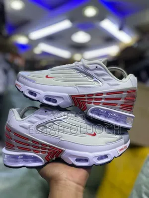 Nike Air Max Plus White University Red 
Quality