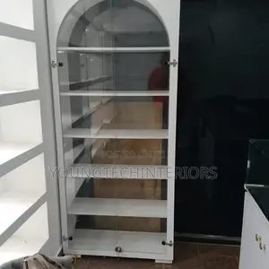 Lockable Glass Shelf