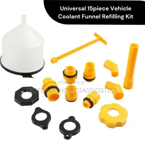 Vehicle Radiator Coolant Funnel Refilling Spill Free Kit