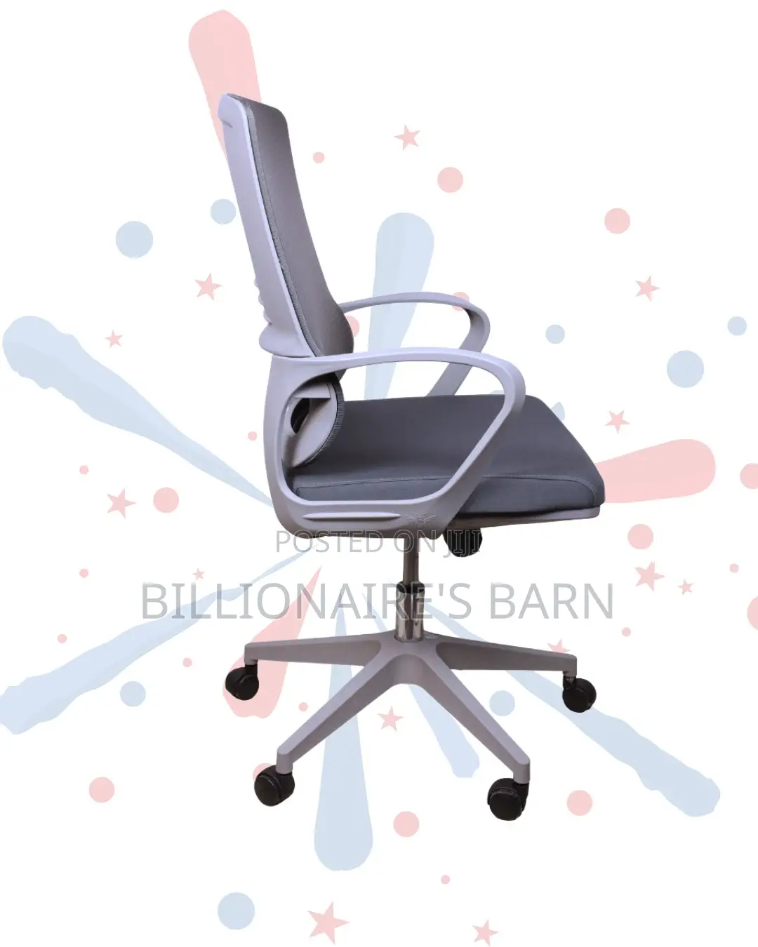 Adjustable | Grey Imported Ergonomic | Perfect for Home Office