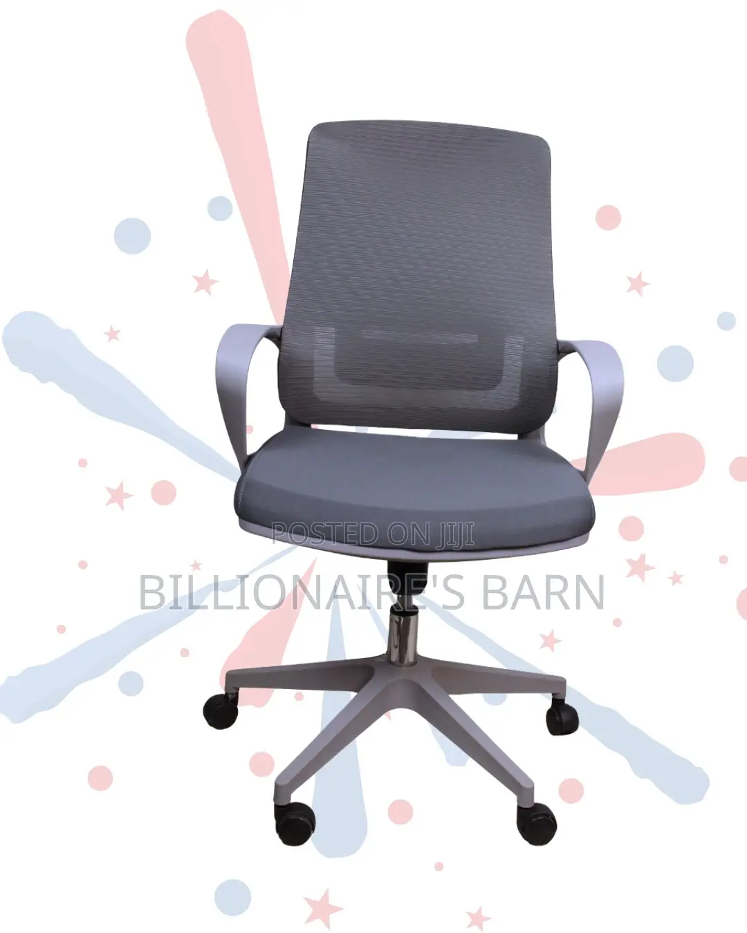 Adjustable | Grey Imported Ergonomic | Perfect for Home Office