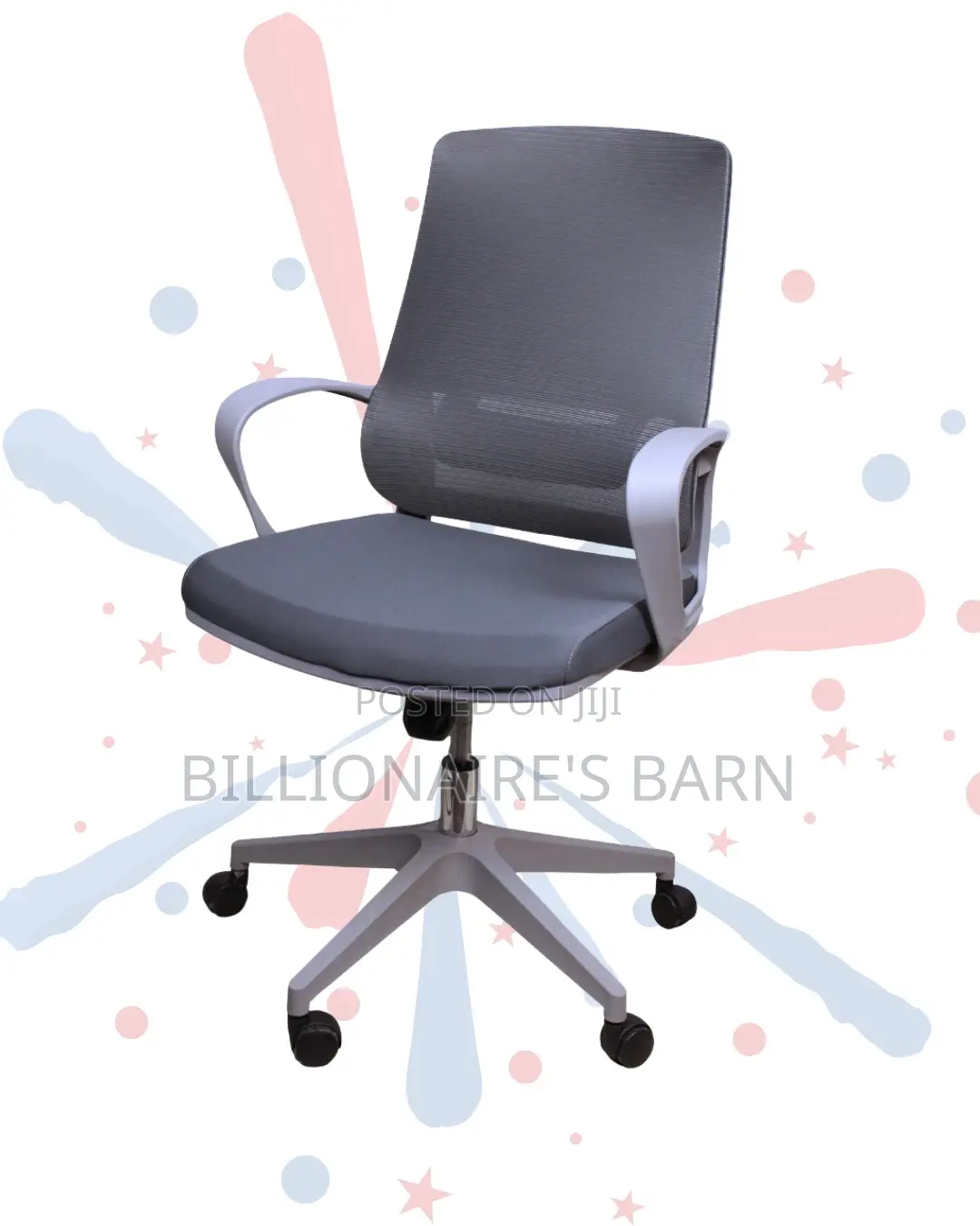 Adjustable | Grey Imported Ergonomic | Perfect for Home Office