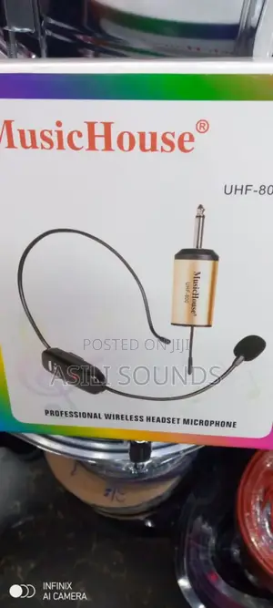 Uhf-800 Over Head Microphone Wireless