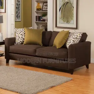 Brown 3 Seater Sofa