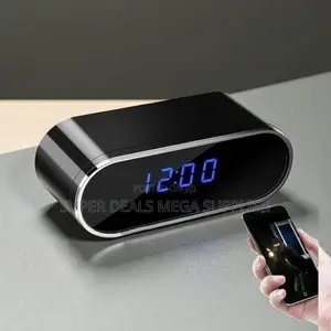 Security Spy Gadget Night Vision Wifi Table Clock Hidden Spy Camera
