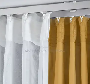 Silent Double Curtain Rail