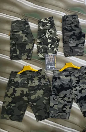 Quality Casual Design Cargo Camouflage Unisex Cargo Shorts