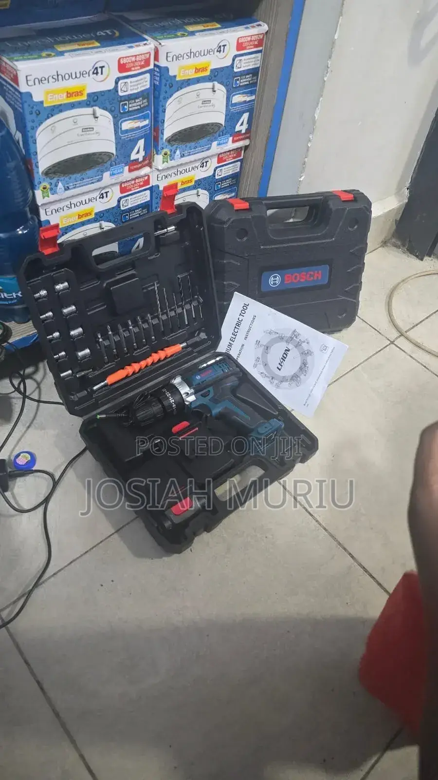 Bosch Battery Drill Set for Home Workshop